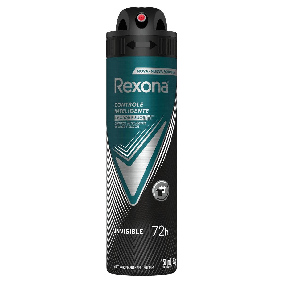 Antitranspirante Aerossol Invisible Rexona Men 150ml Spray - Imagem 3