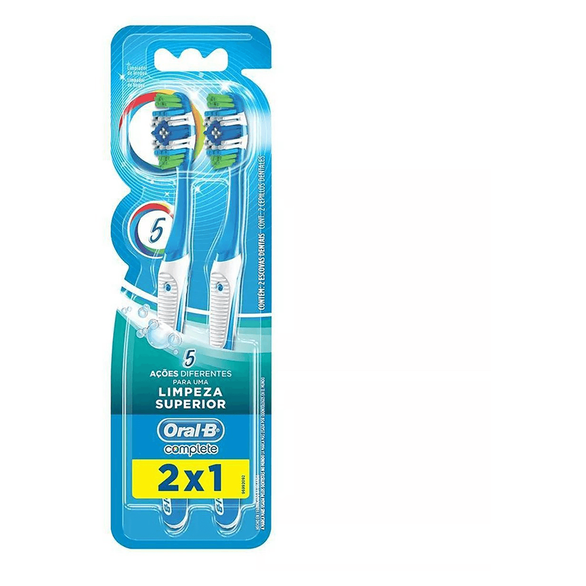 Escova De Dentes Oral B Complete 5X40 - Leve 2 Pague 1 - Oral B Complete