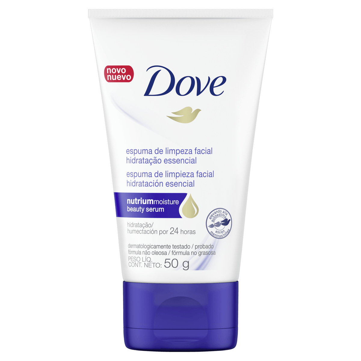 Espuma de Limpeza Facial Hidratação Essencial 50g Dove