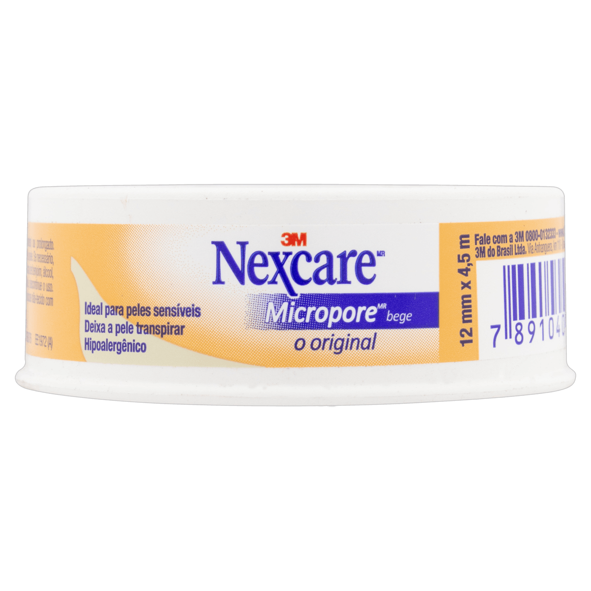 Fita Micropore Bege Nexcare 12mm x 4,5m - Imagem 2
