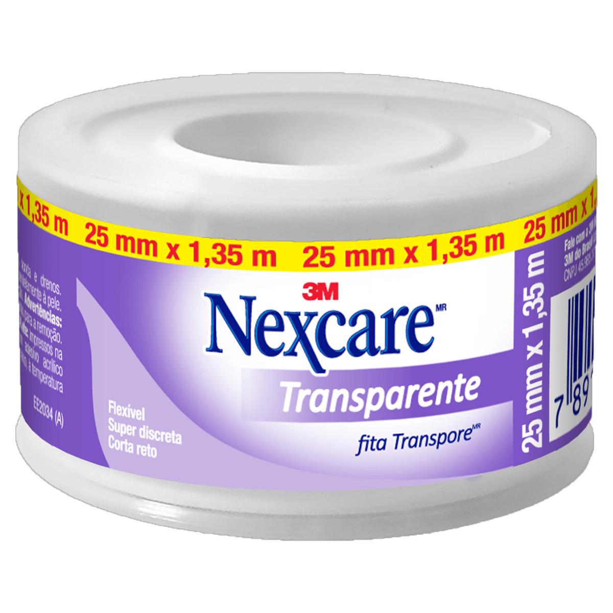 Fita Micropore Transparente Nexcare 25mm x 1,35m - Imagem 2
