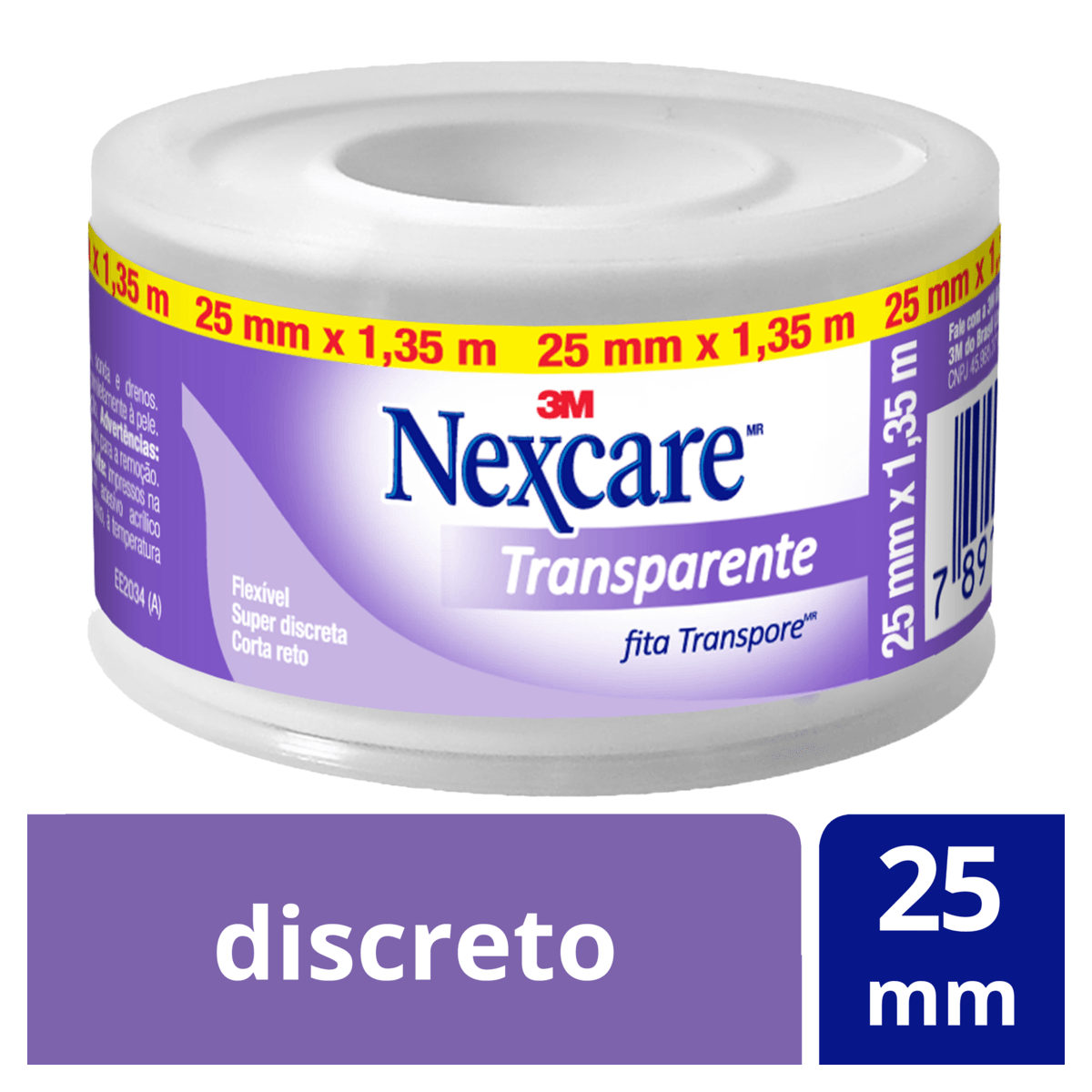 Fita Micropore Transparente Nexcare 25mm x 1,35m - Imagem 6