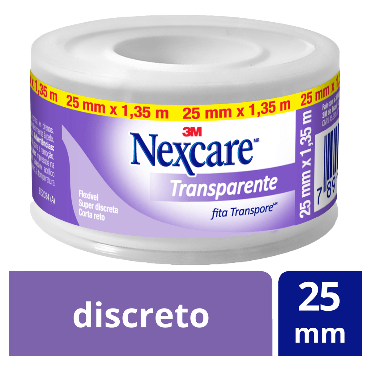 Fita Micropore Transparente Nexcare 25mm x 1,35m - Imagem 7