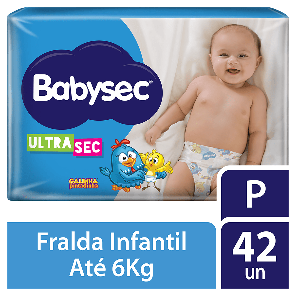 Fralda Babysec Ultra Mega P – 42 unidades - Imagem 2
