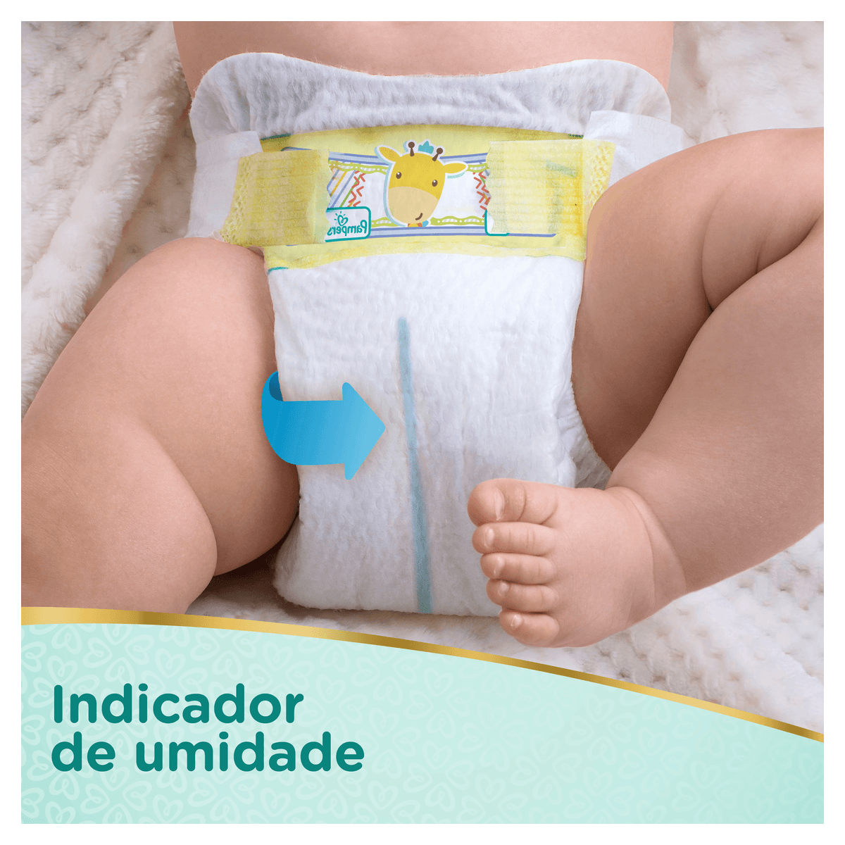 Pampers Fralda RN+ Recém-nascido 3-6kg 36un Premium Care Hipoalergênica 12h - Imagem 5