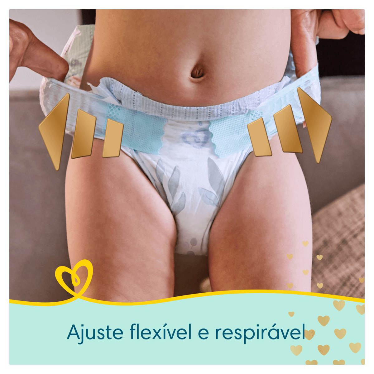 Pampers Fralda Premium Care M 34un (6-10kg) Hipoalergênica 12h - Imagem 5