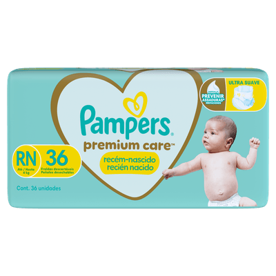 Fralda Pampers Premium Care 36 Un RN