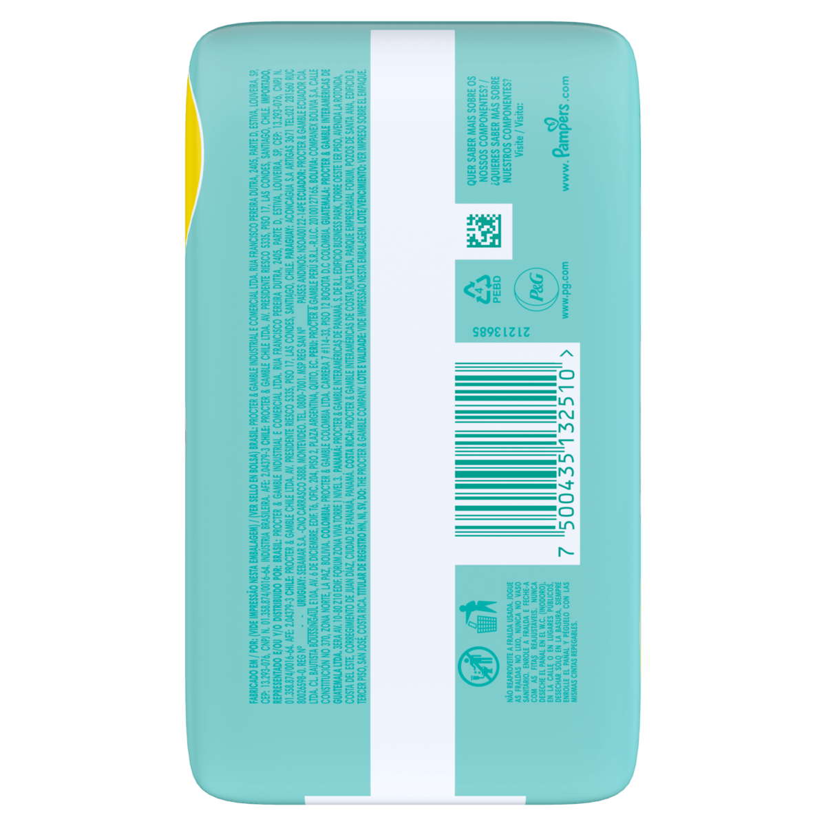 Pampers Fralda RN Premium Care 36 un - Algodão-Sec, Indicador de Umidade, Corte Umbilical - Imagem 3