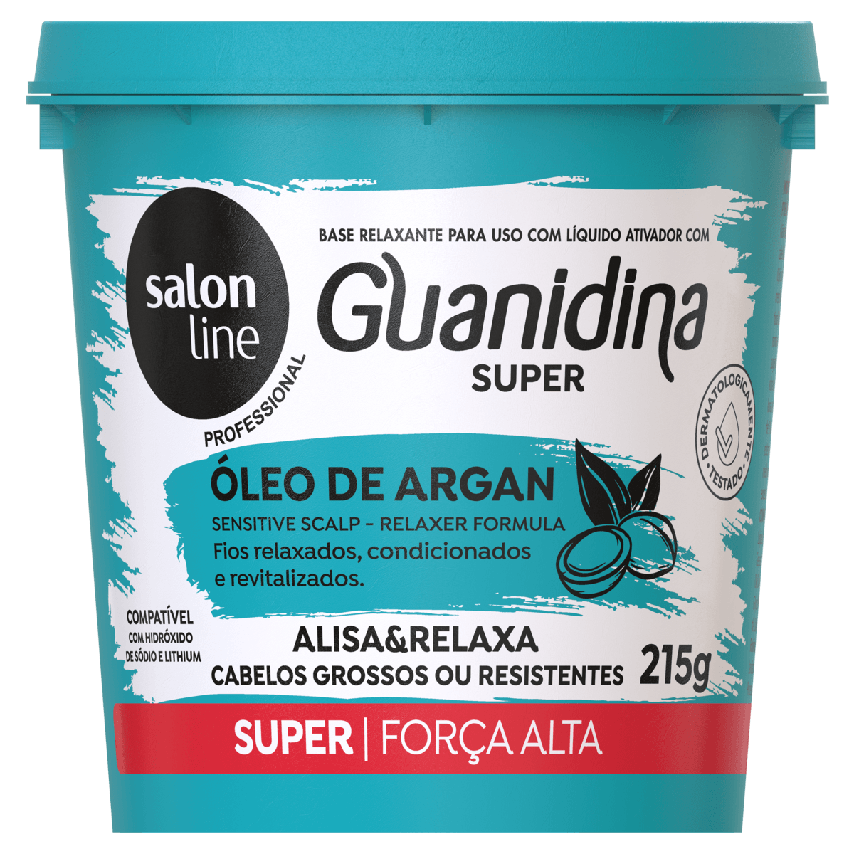 Alisante Guanidina Super Óleo de Argan Pote 215g Salon Line