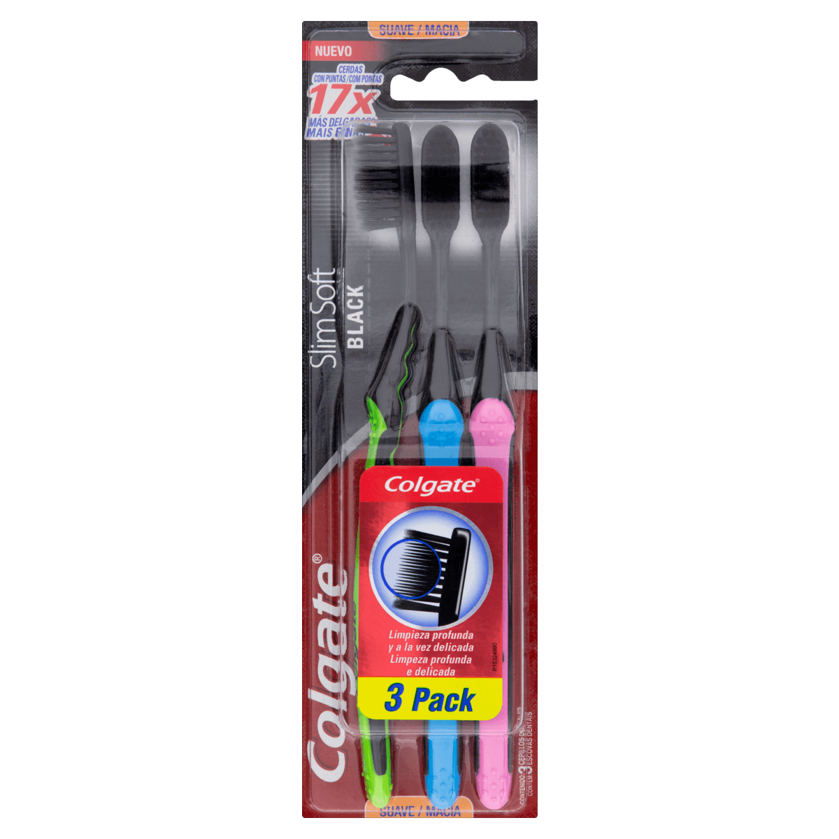 Escova de Dente Colgate Slim Soft - 3 unidades - Imagem 3