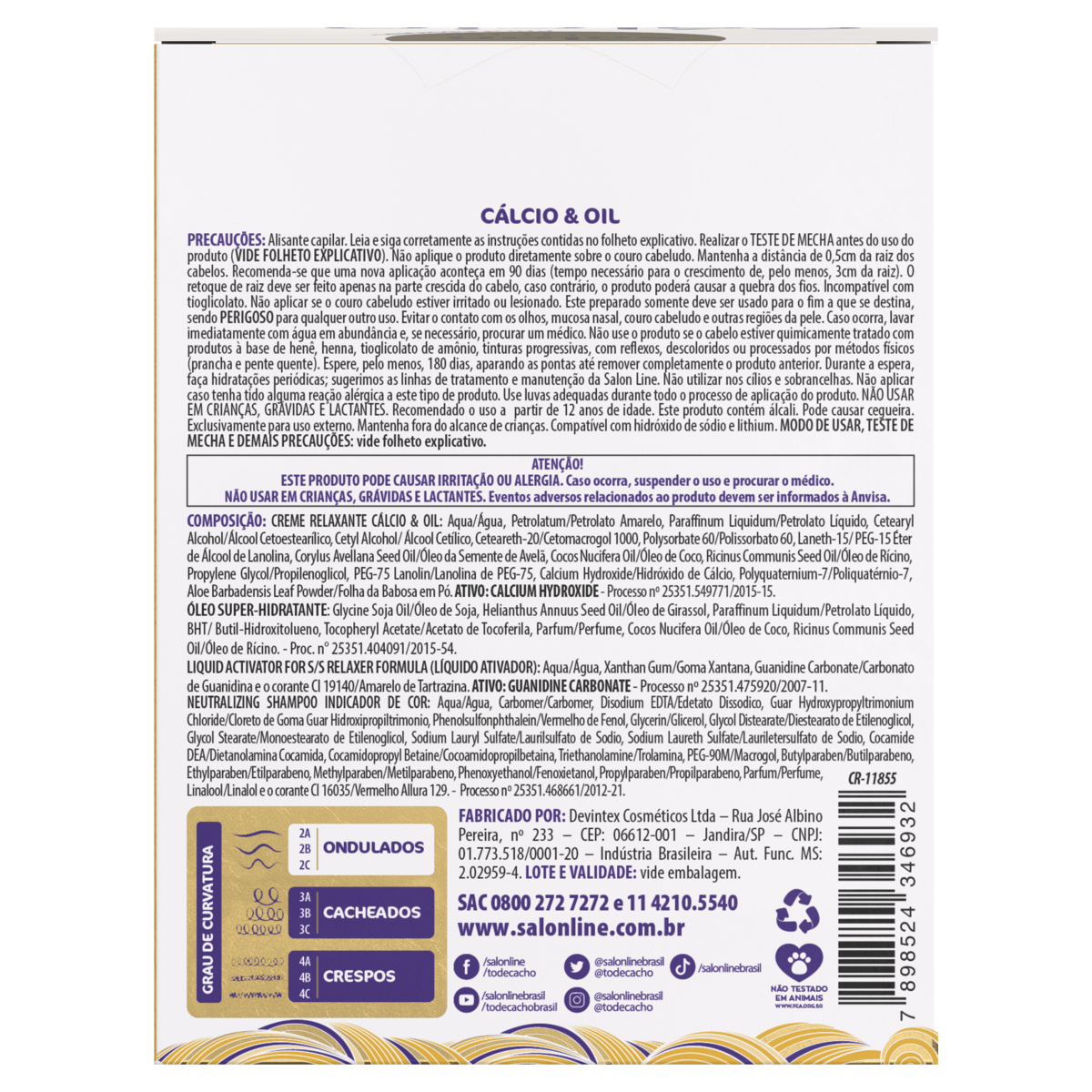 Kit Guani Salon Line Calcio/Oil - Salon Line Guanidina - Imagem 5