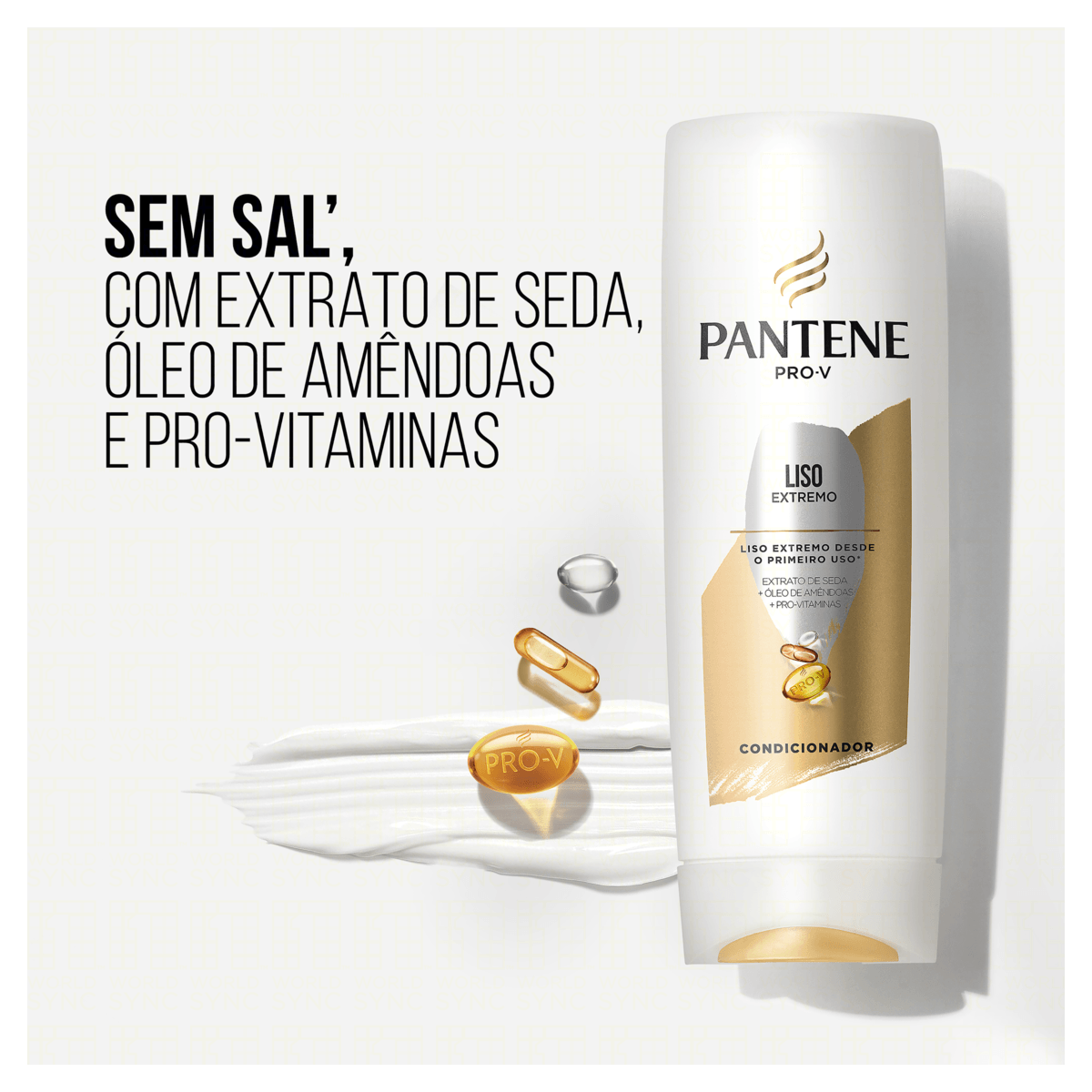 Kit Shampoo + Condicionador Pantene Liso Extremo 175ml Cada - Imagem 3
