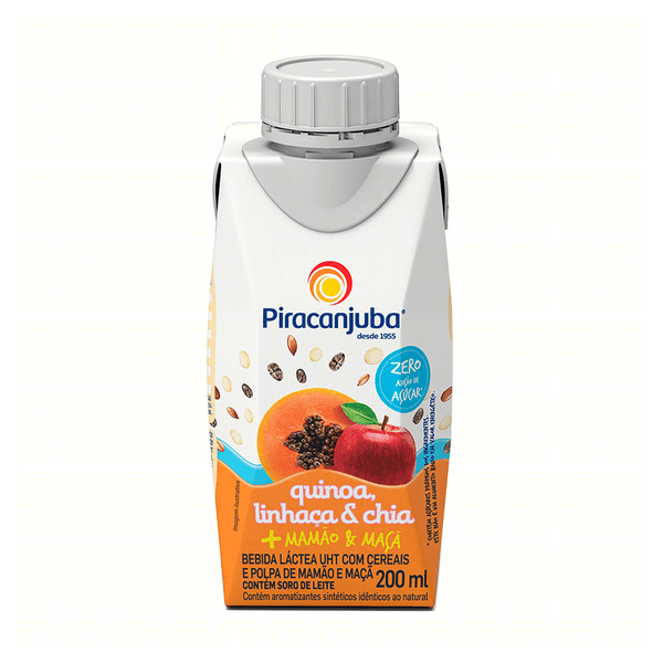 Lact Mamao E Maca Zero Acucar 200Ml - Piracanjuba