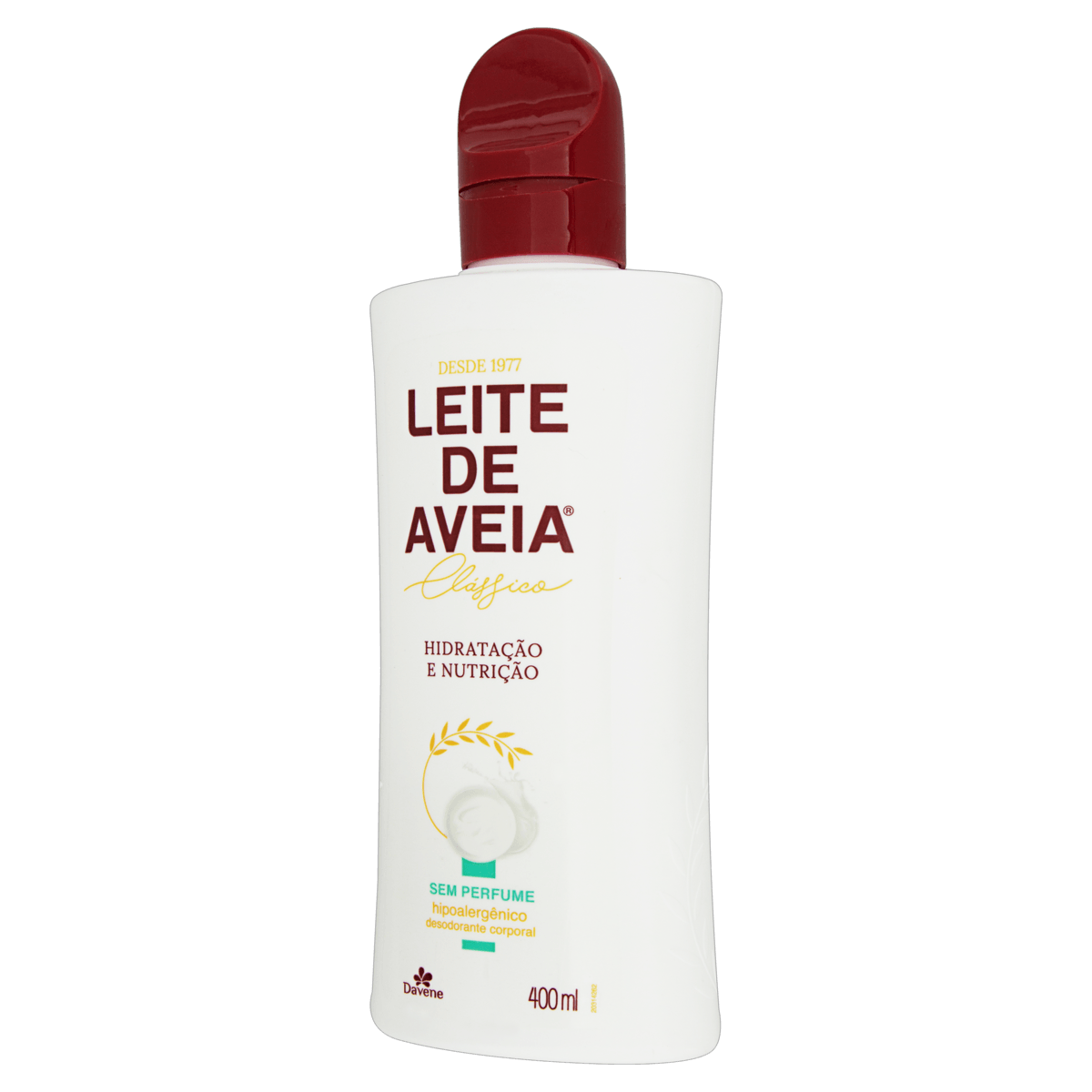 Desodorante Hidratante Nutritivo Corporal Leite de Aveia 400ml Davene