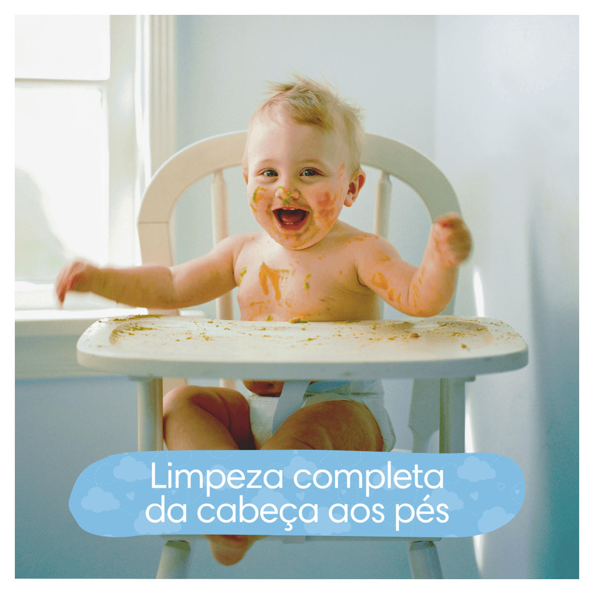Lenço Umedecido Pampers Cuidado de Bebê - 48 unidades - Imagem 2