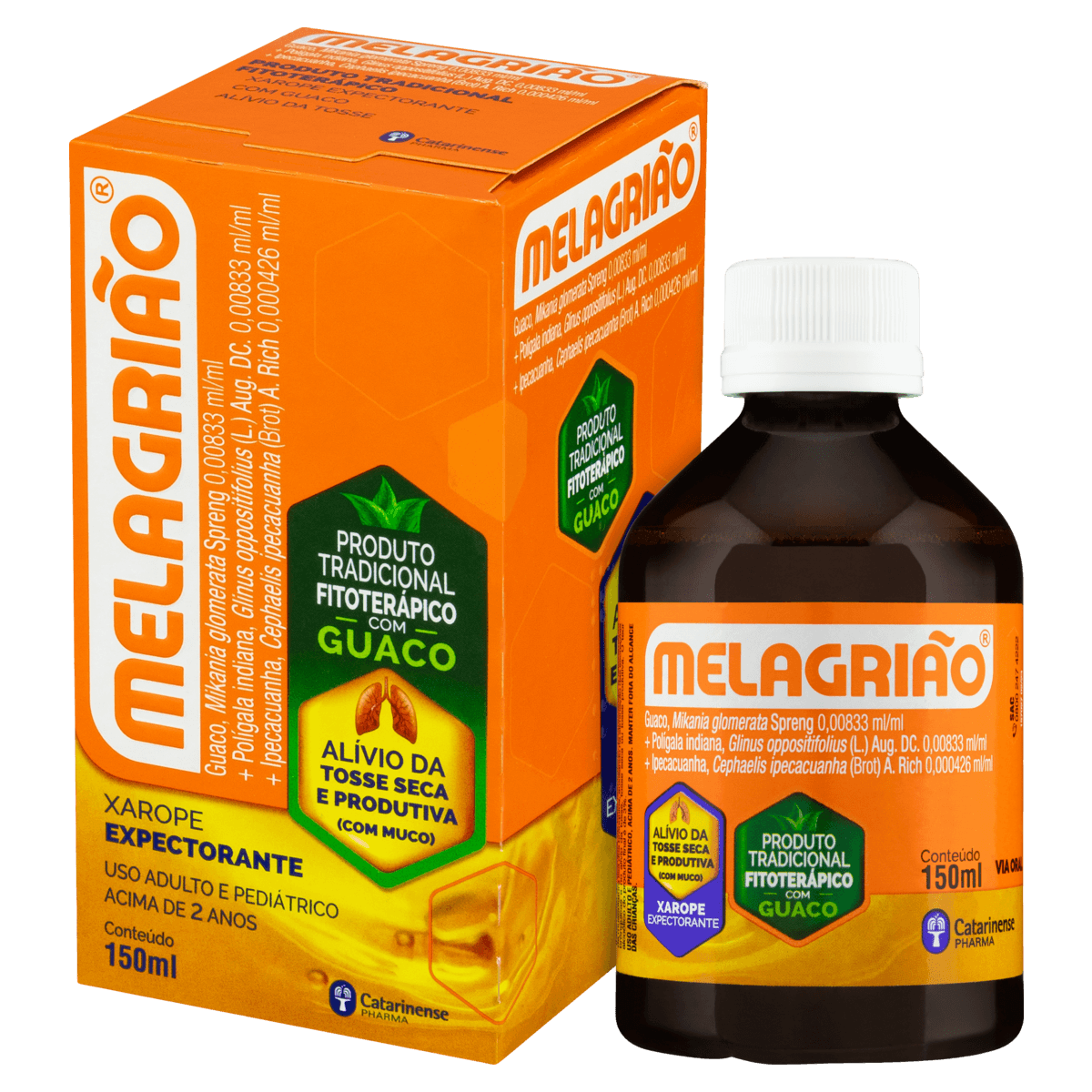 Xarope Expectorante Melagrião Caixa 150ml