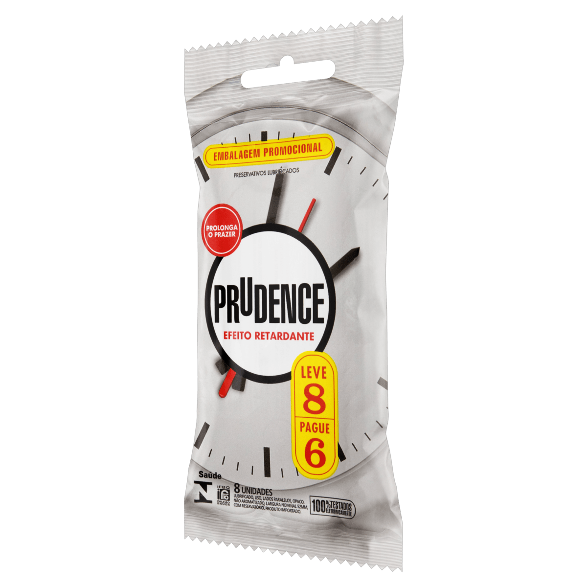 Preservativo Prudence Efeito Retardante L8P6 - Prudence