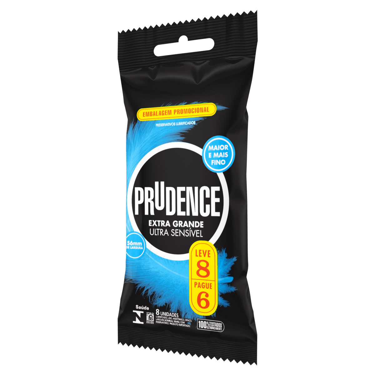 Preservativo Prudence Extra Grande Ulta Sensitive L8P6 - Prudence