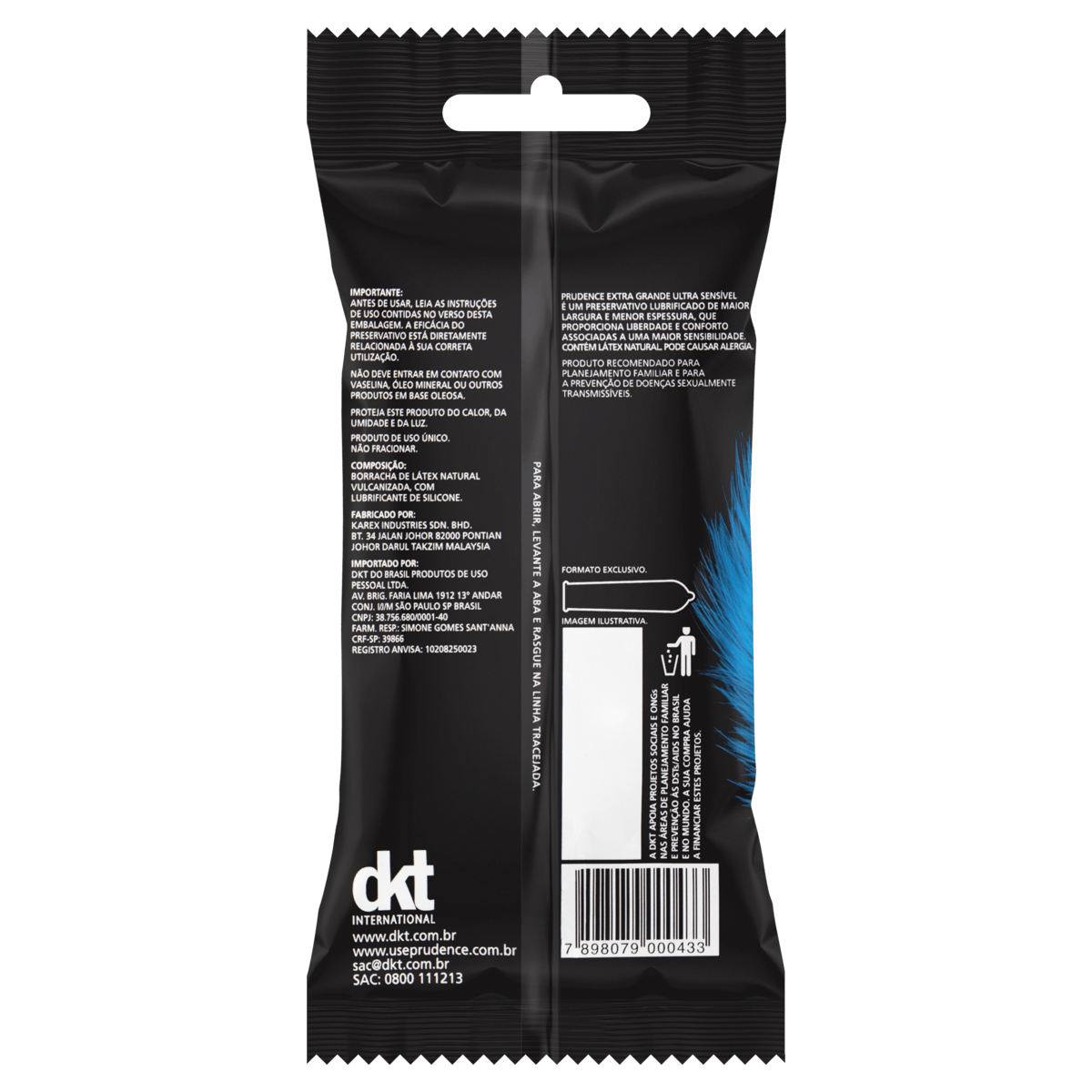 Preservativo Prudence Extra Grande Ulta Sensitive L8P6 - Prudence - Imagem 3