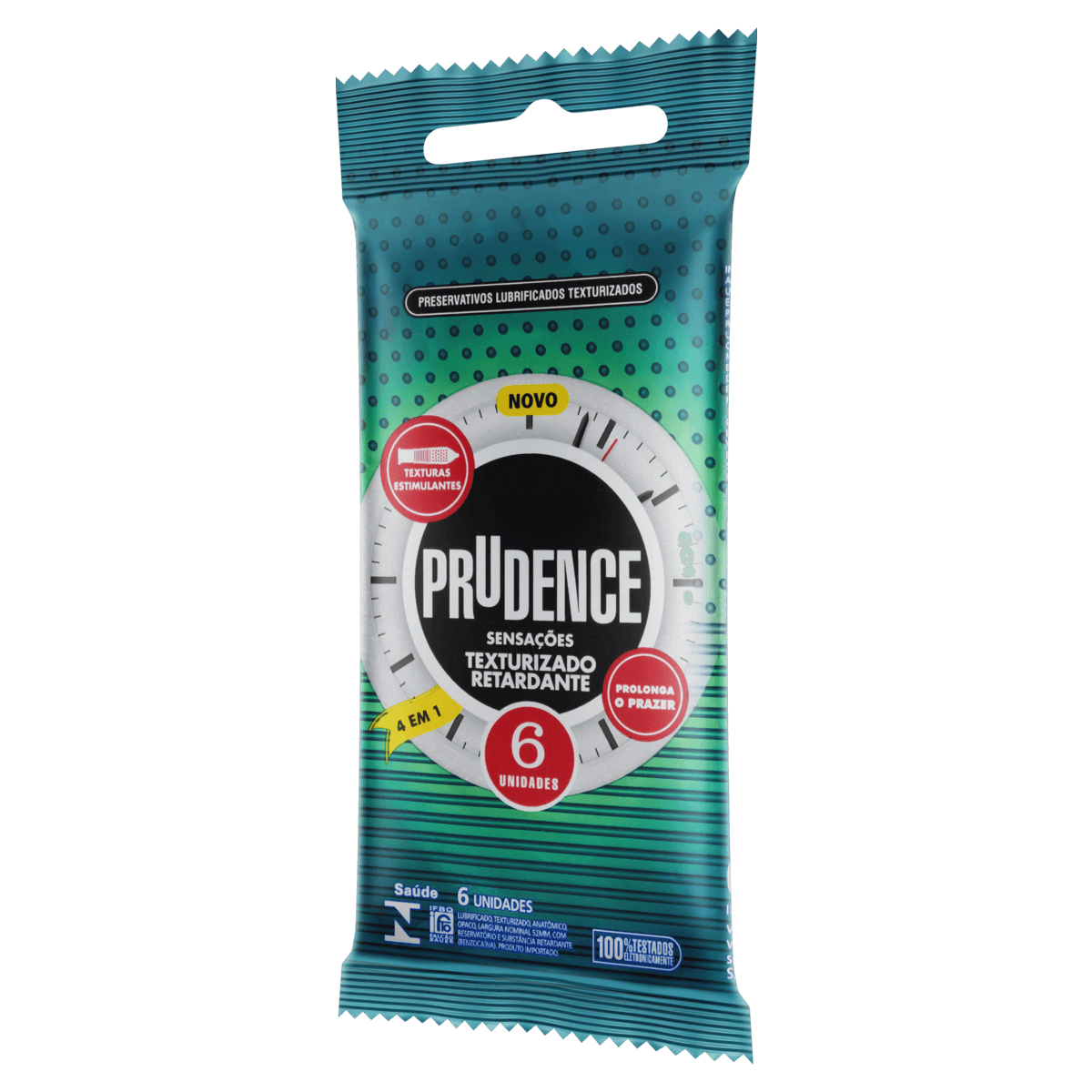 Preservativo Prudence Sensacoes Retardante C/6 - Prudence