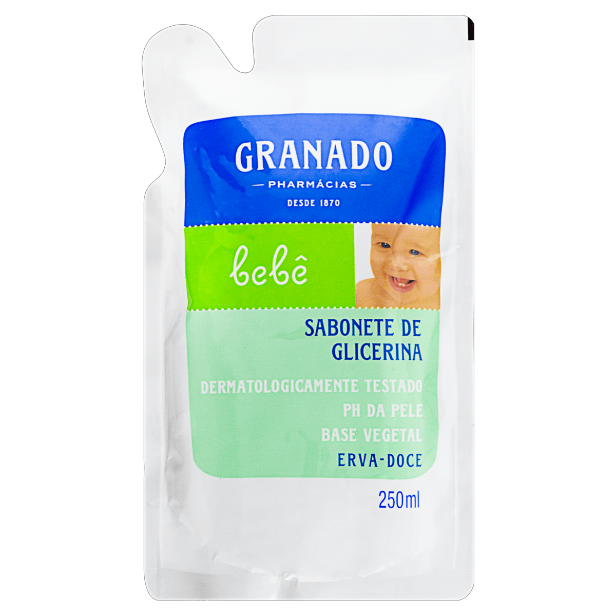 Sabonete Líquido Granado Bebê Glicerina Erva Doce 250ml - Imagem 3