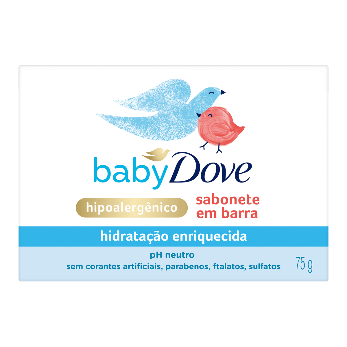 Sabonete Barra Hidratação Enriquecida Dove Baby 75g - Imagem 3