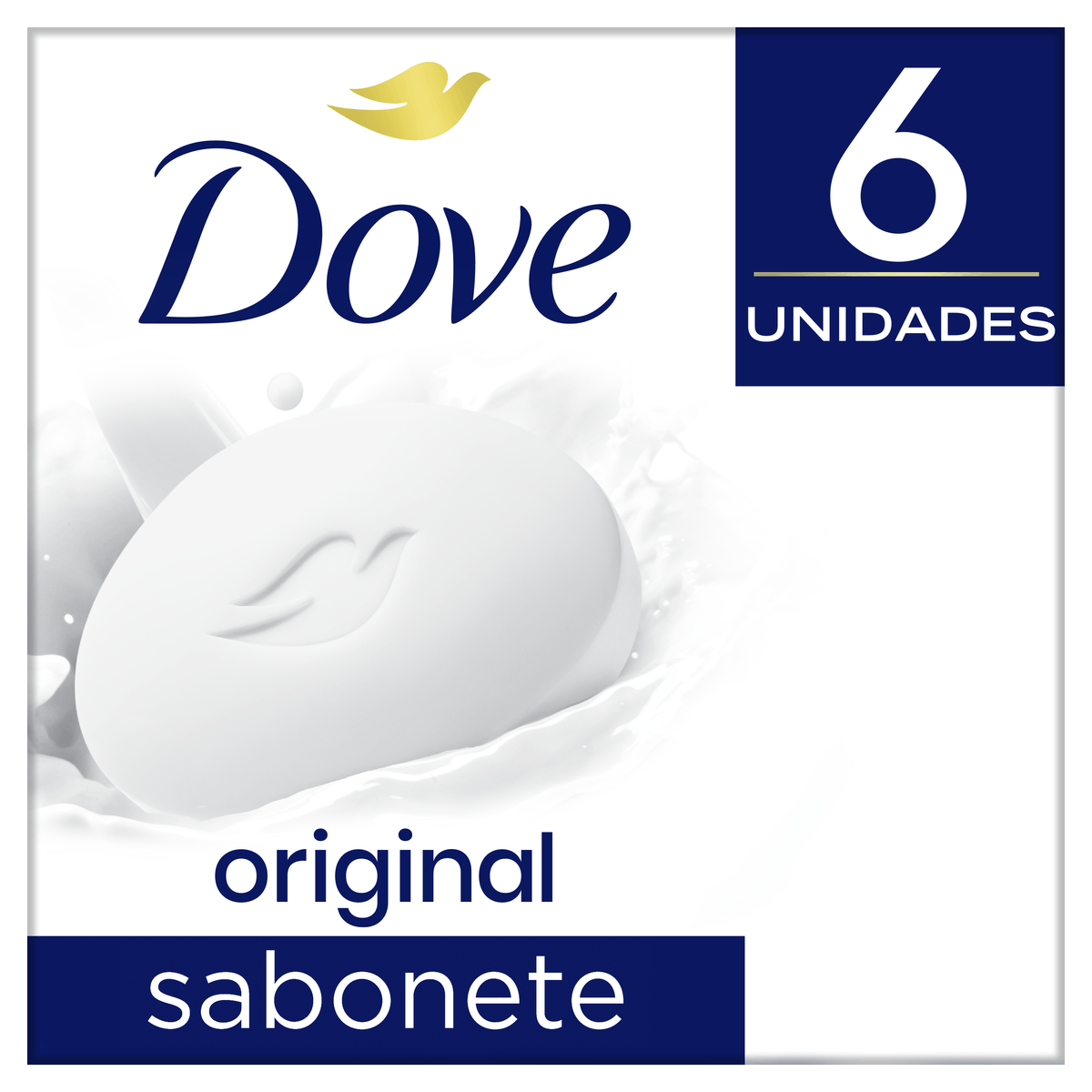 Pack Sabonete Barra Original Dove Envoltório 6 Unidades 90g Cada Leve Mais Pague Menos - Imagem 7