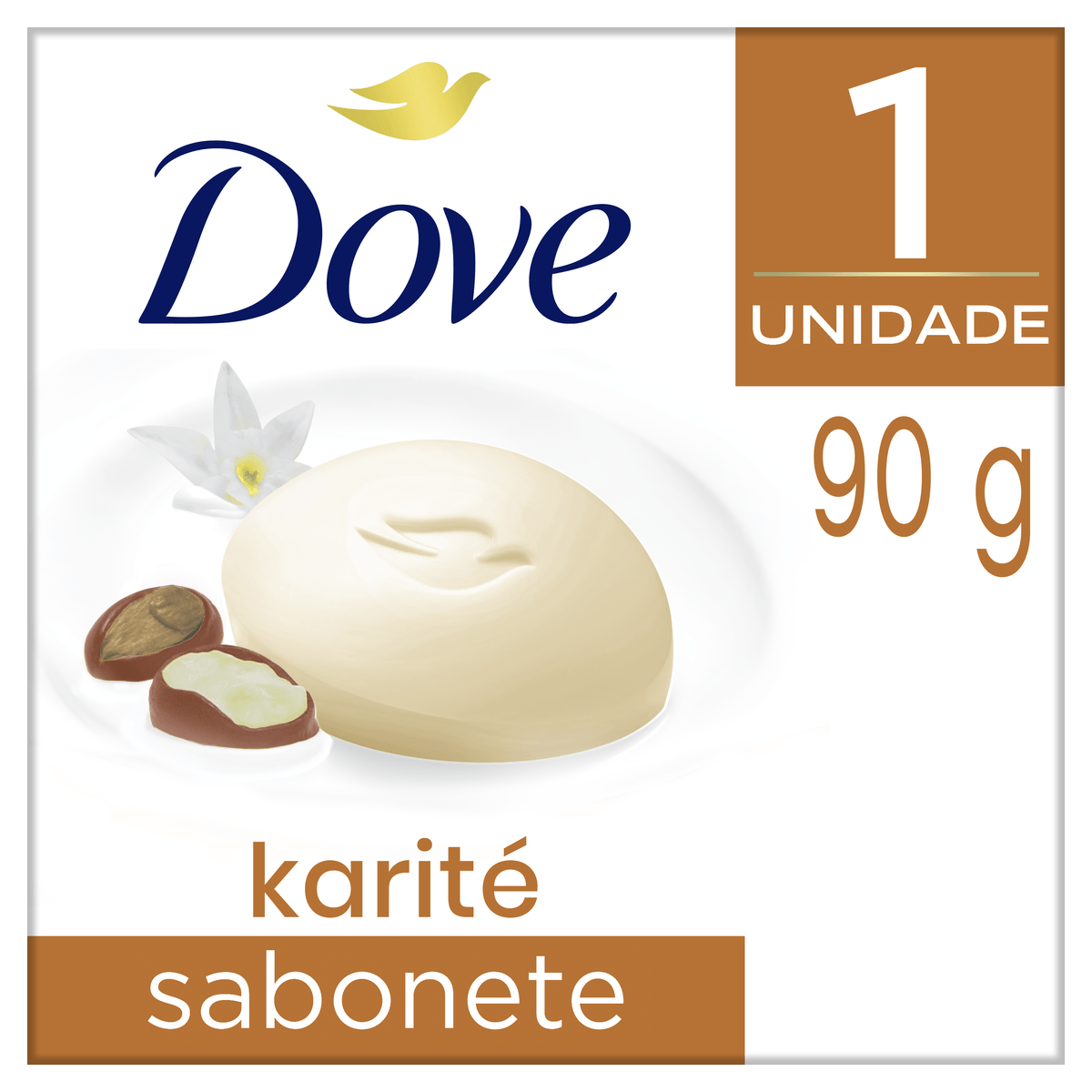 Sabonete Barra Karité Dove Caixa 90g - Imagem 9