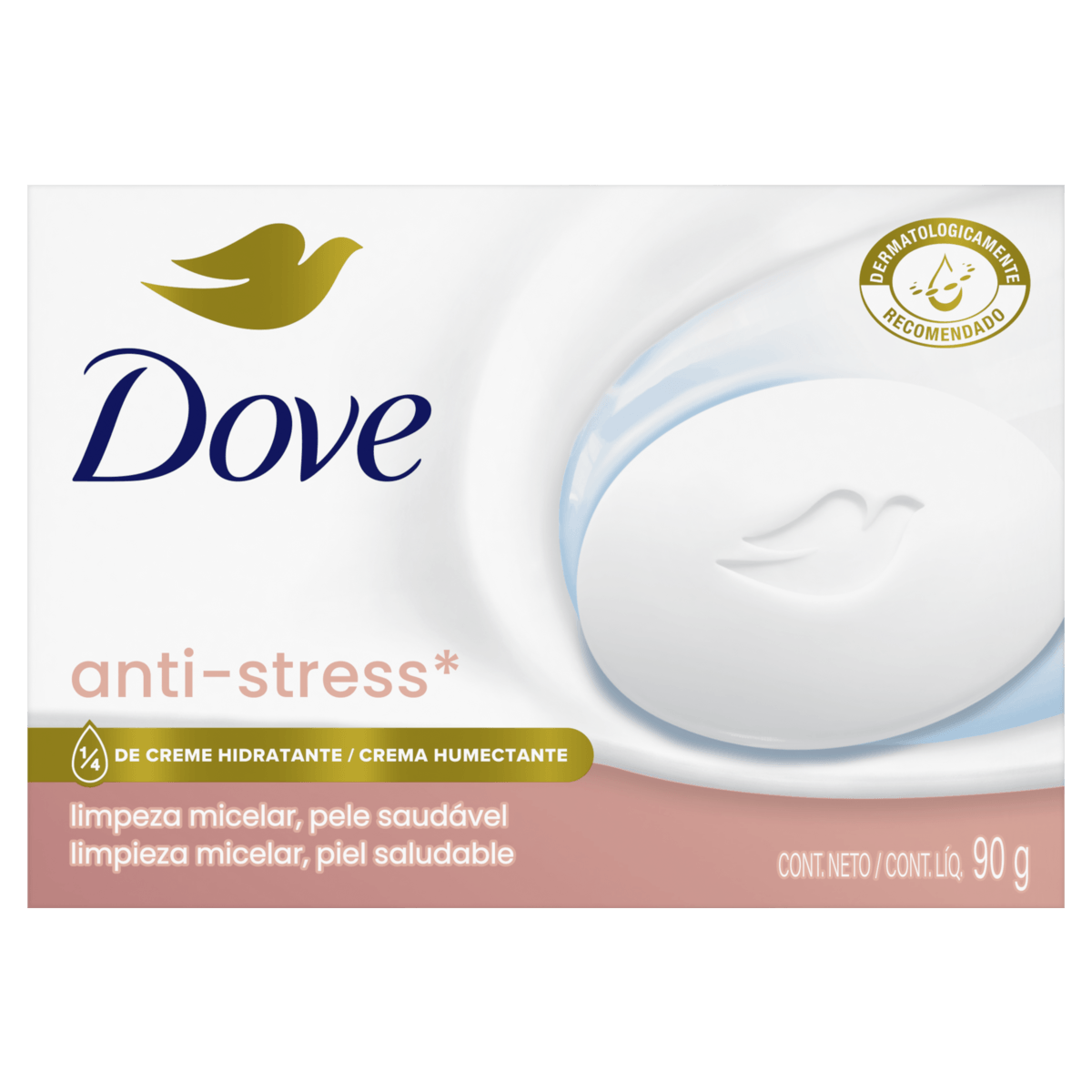 Sabonete Barra Anti-Stress Micelar Dove Caixa 90g