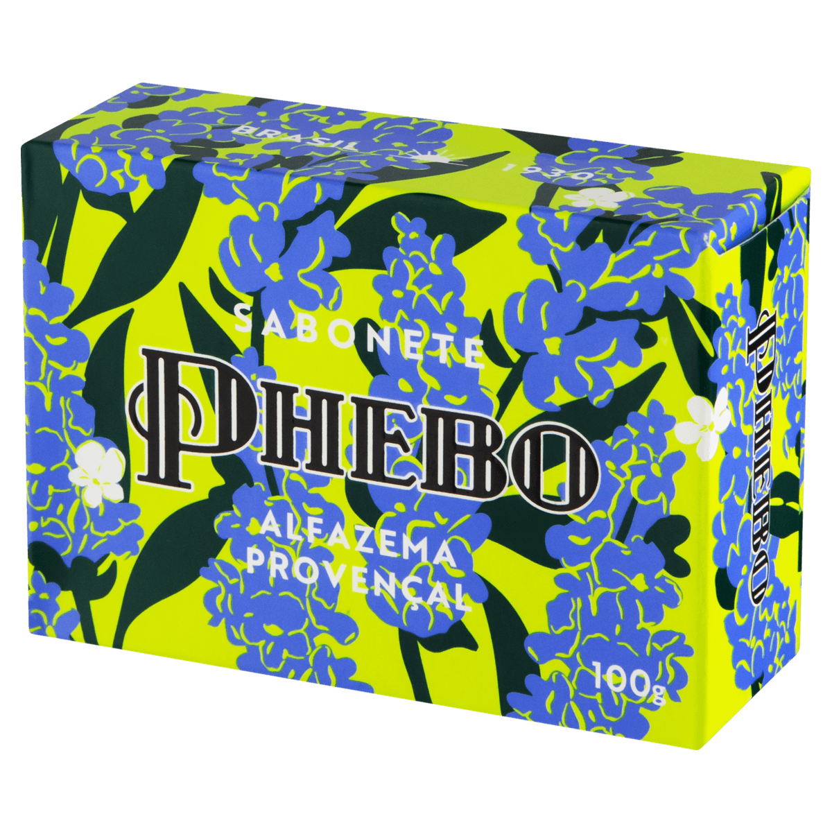 Sabonete Barra Alfazema Provençal Phebo Caixa 100g