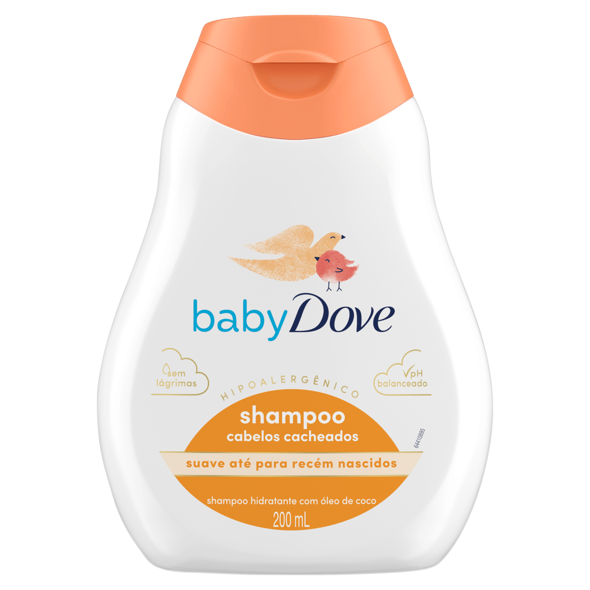 Shampoo Hidratação Enriquecida Cabelo Cacheado Dove Baby Frasco 200ml - Imagem 4
