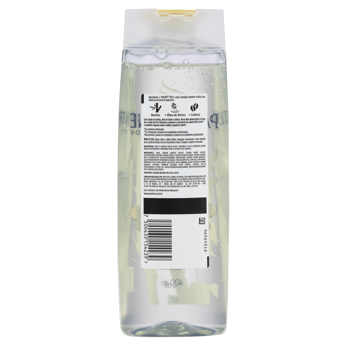 Shampoo Pantene Bambu - 400ml - Imagem 3