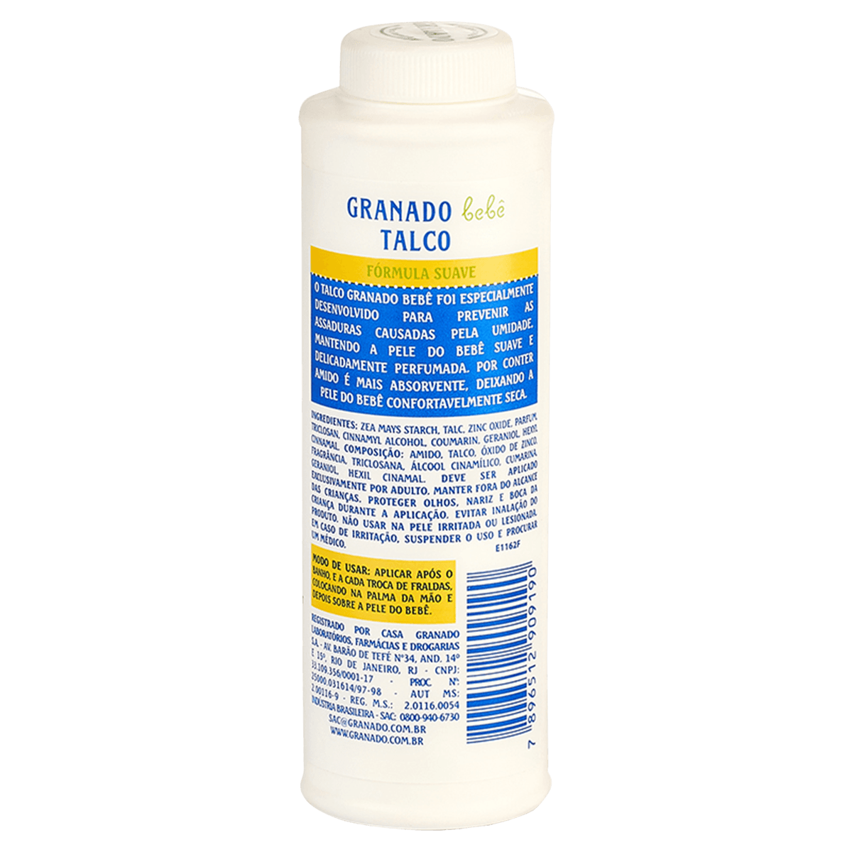 Talco Infantil Granado Bebê 100g Frasco - Imagem 4