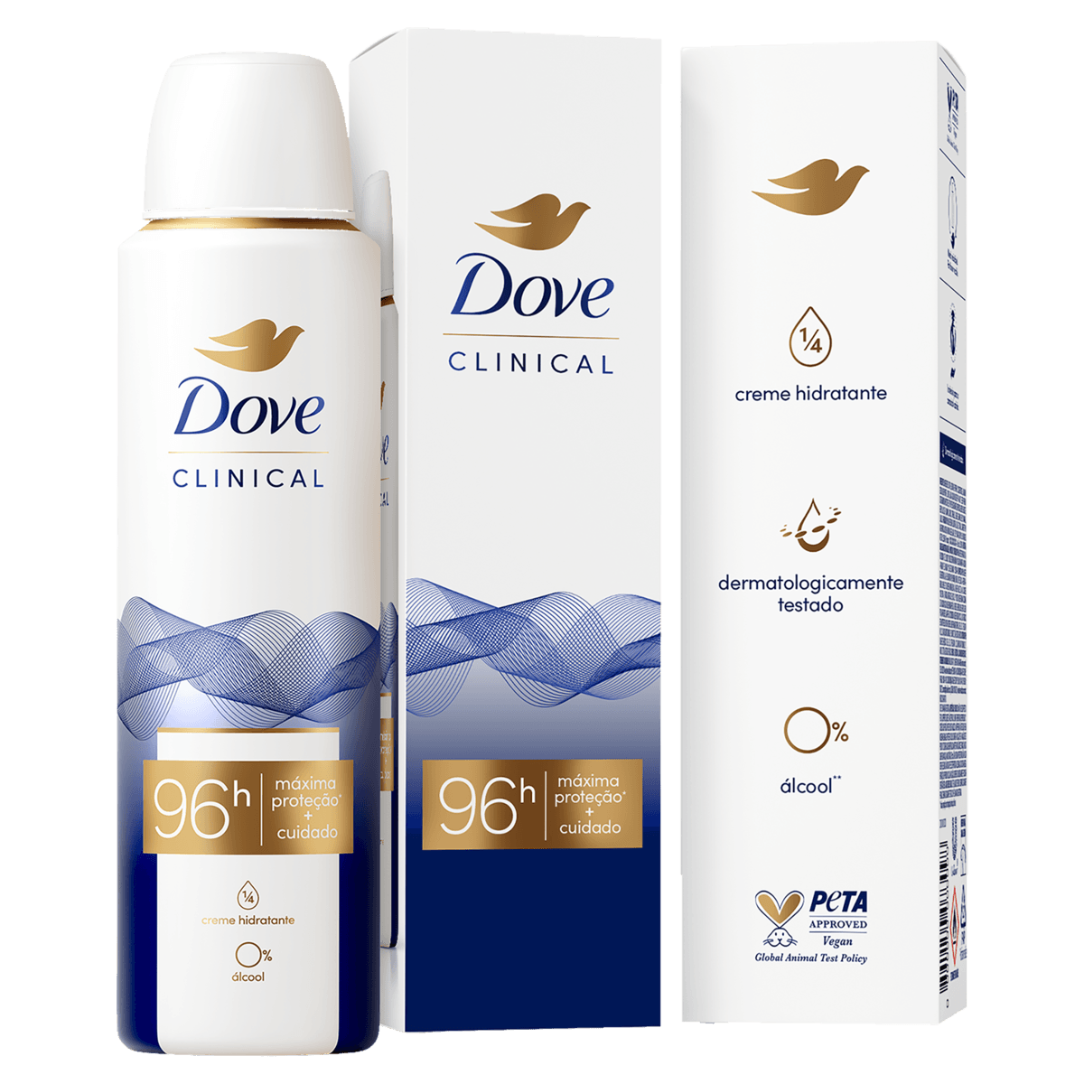Antitranspirante Aerossol Dove Clinical 150ml Spray