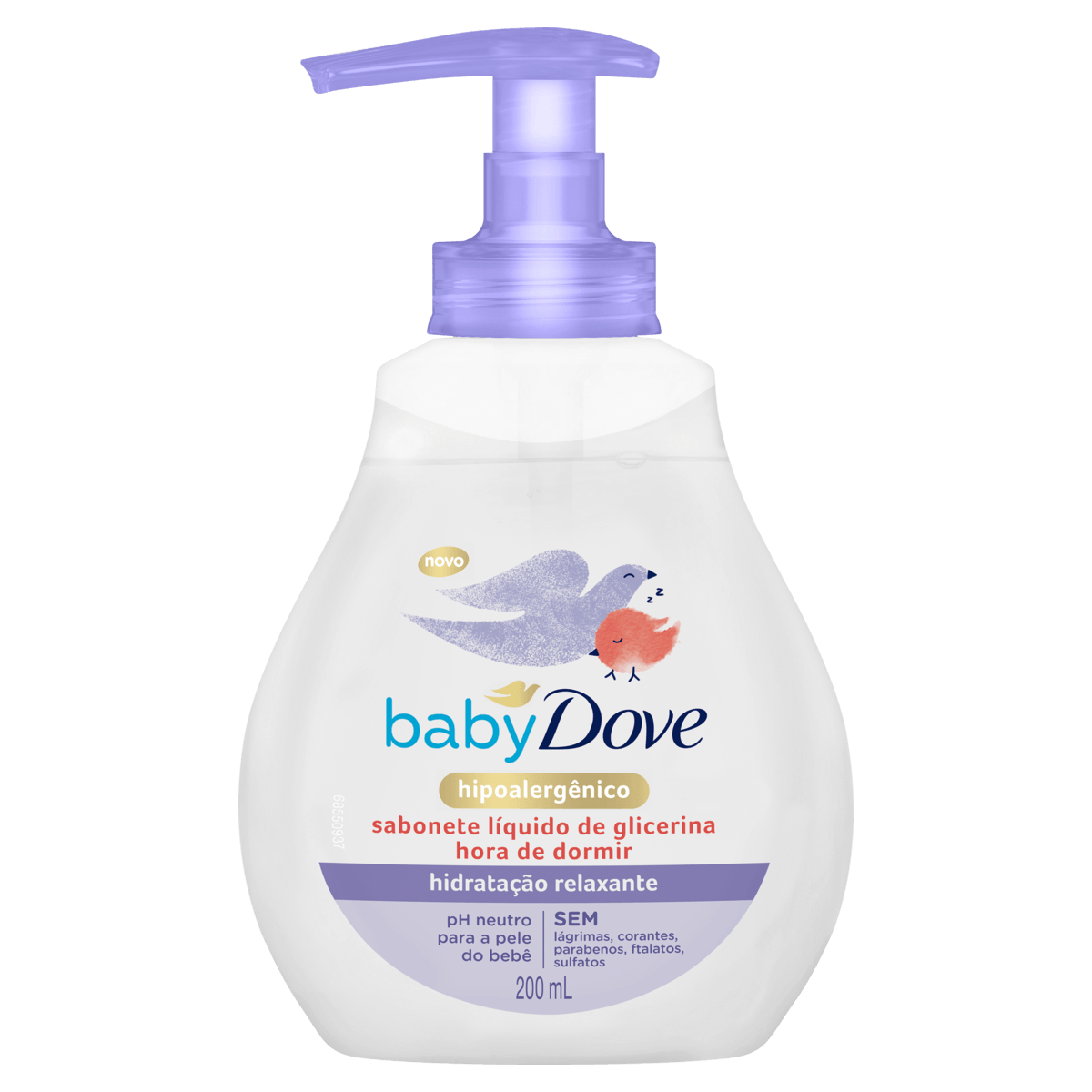 Sabonete Líquido de Glicerina Dove Baby 200ml Frasco Pump