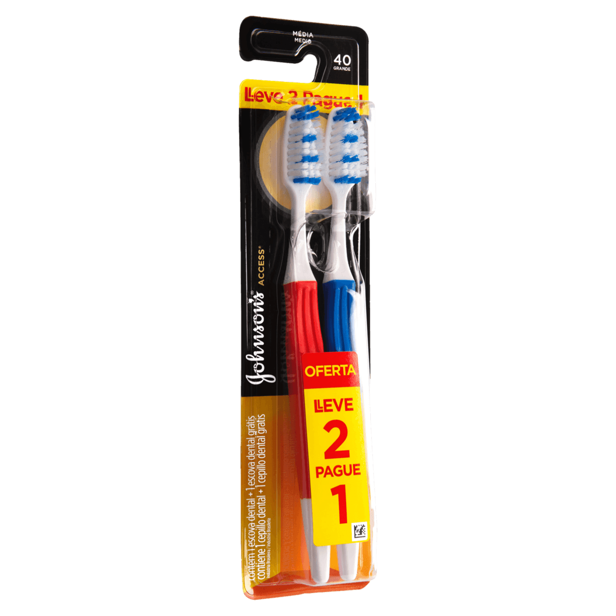 Kit Escova Dental Jnj Reach Access Med Lv02 Pg1 - Imagem 2