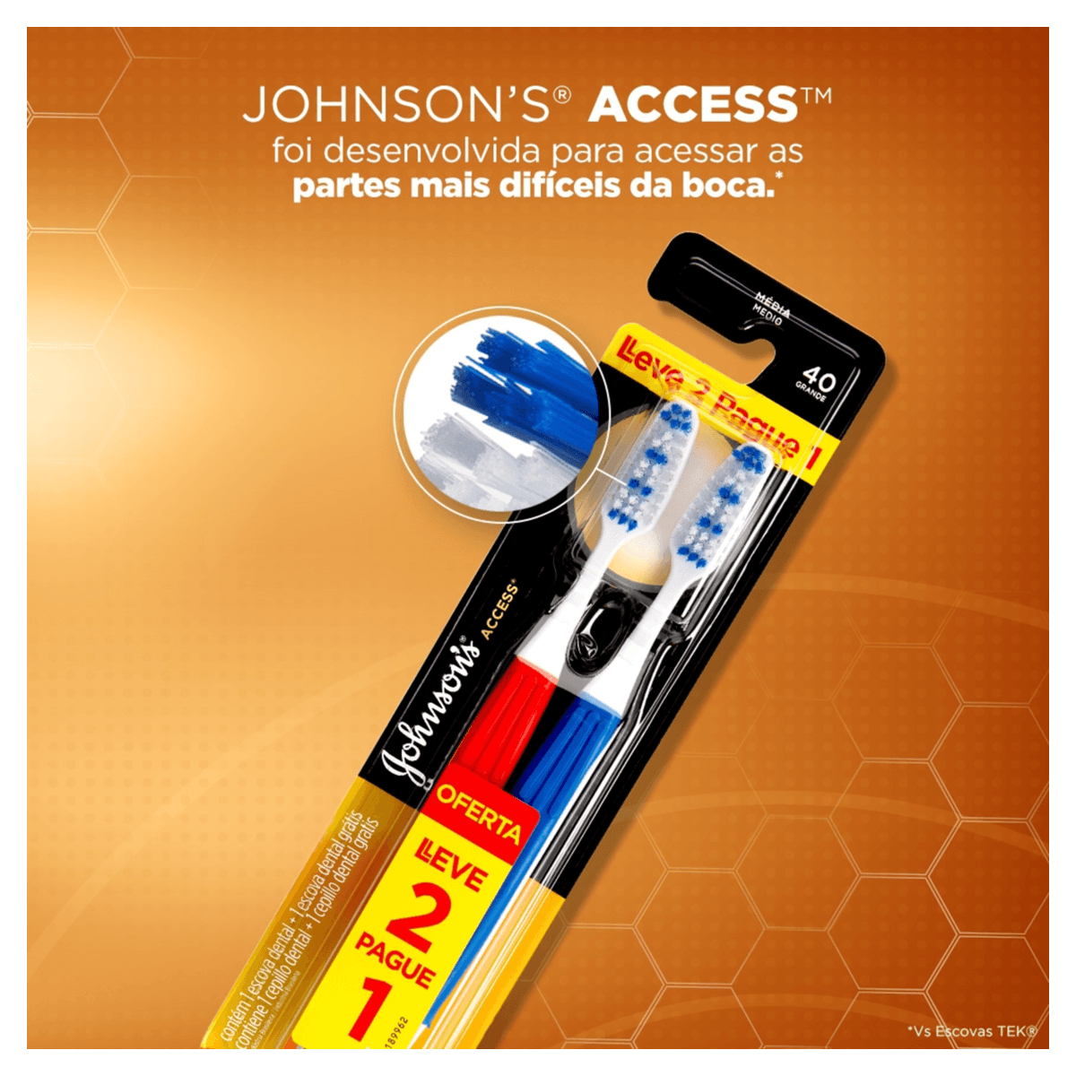 Kit Escova Dental Jnj Reach Access Med Lv02 Pg1 - Imagem 5