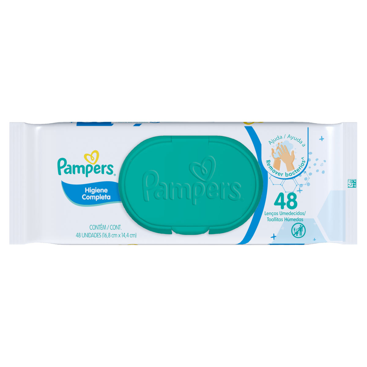 Lenços Umedecidos Pampers Higiene Completa 48 Unidades