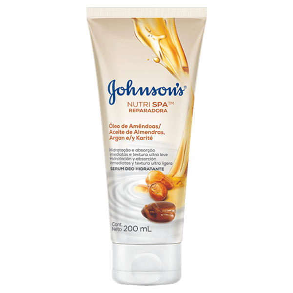 Sérum Deo-Hidratante Reparadora Nutri Spa Amêndoas 200ml Johnson's Loc Hidr Jej Amendoas Serum 200Ml