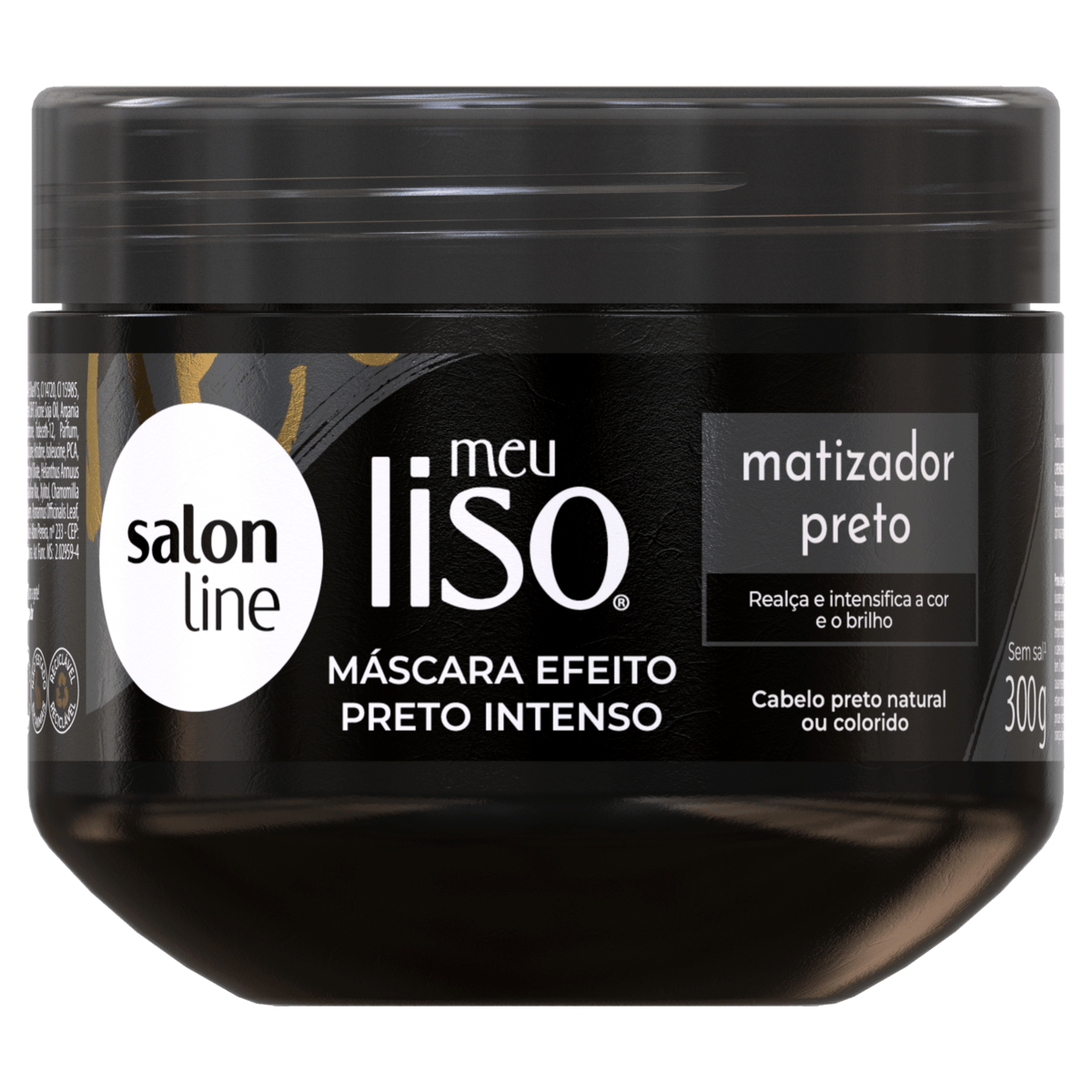 Meu Liso Máscara Matizadora Preto 300G