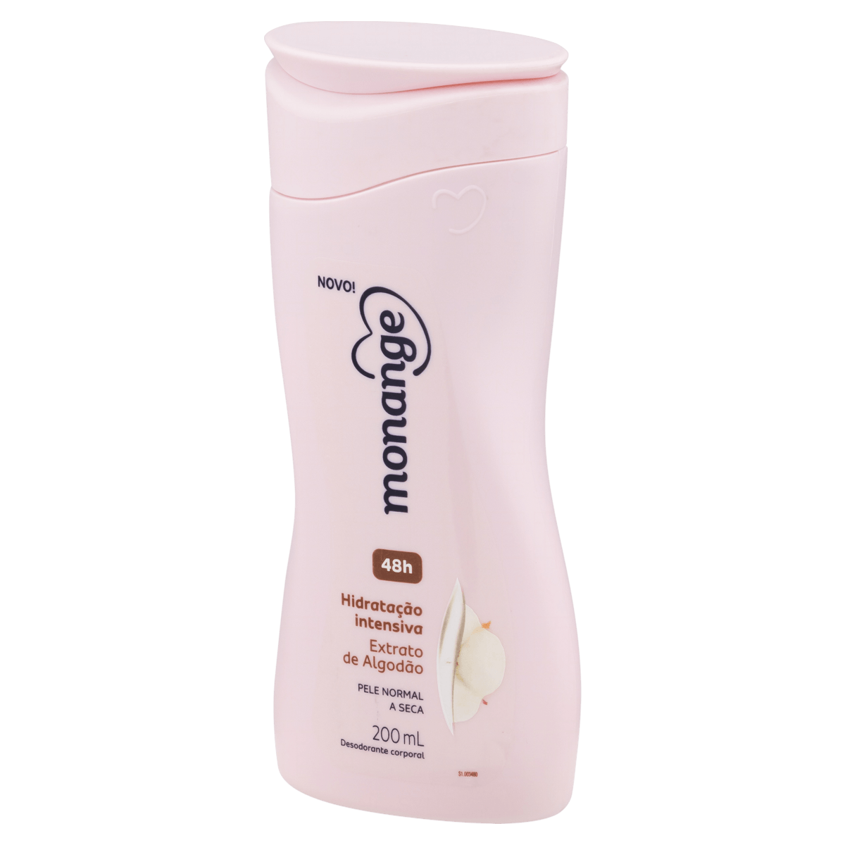 Desodorante Corporal Hidratação Intensiva Extrato de Algodão Loção 200ml Monange