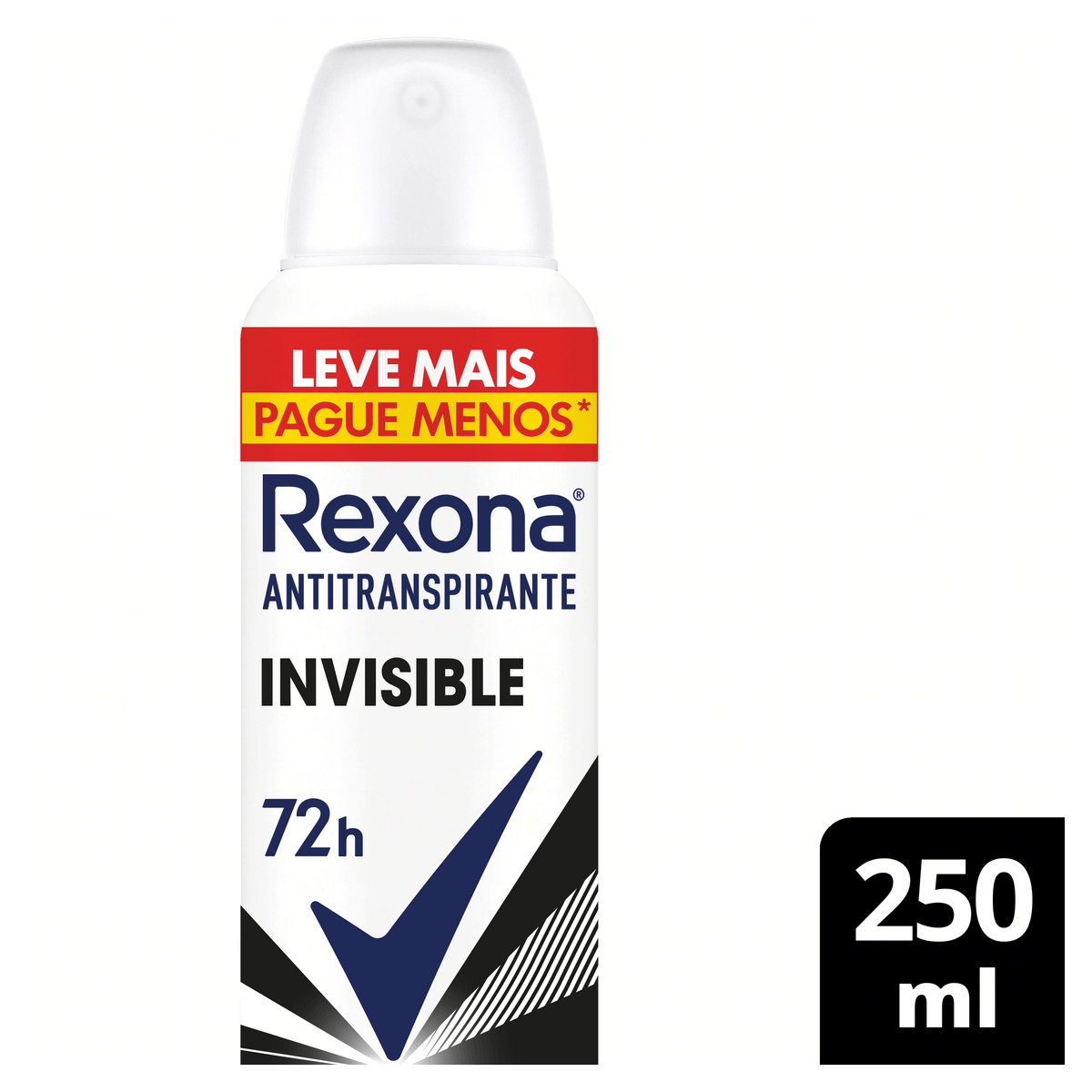 Antitranspirante Aerossol Invisible Rexona 250ml Spray Leve Mais Pague Menos - Imagem 6