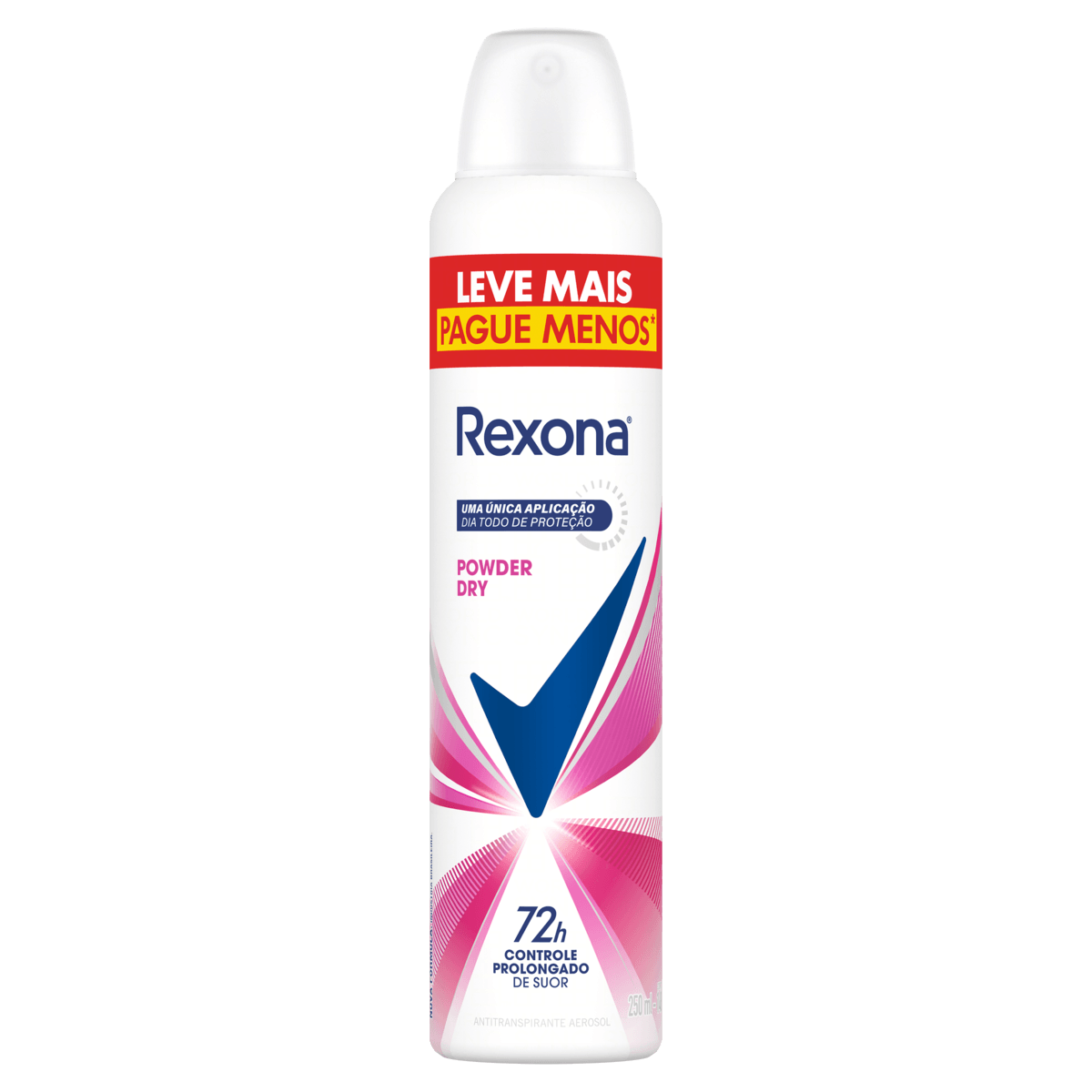 Antitranspirante Aerossol Powder Dry Rexona 250ml Spray Leve Mais Pague Menos