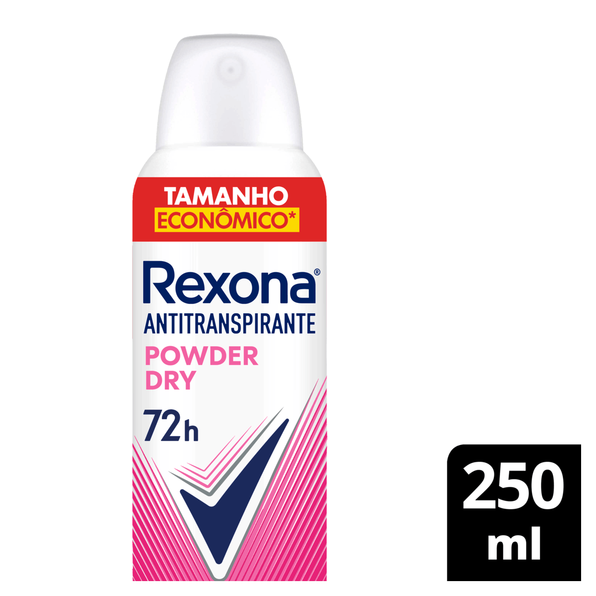 Antitranspirante Aerossol Powder Dry Rexona 250ml Spray Leve Mais Pague Menos - Imagem 4