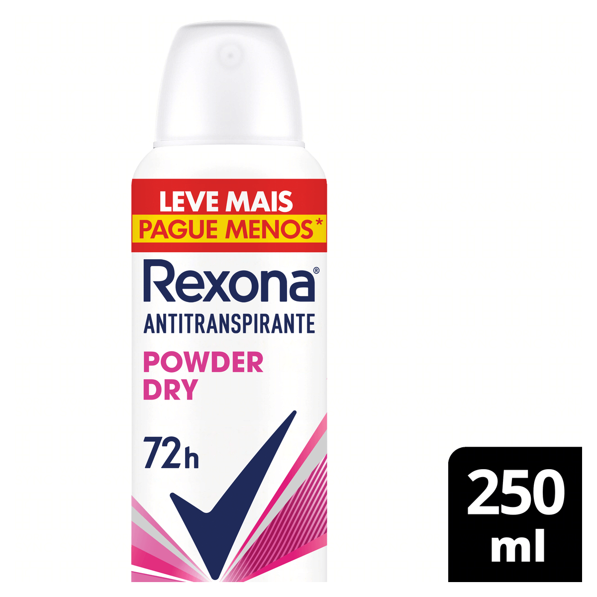 Antitranspirante Aerossol Powder Dry Rexona 250ml Spray Leve Mais Pague Menos - Imagem 9