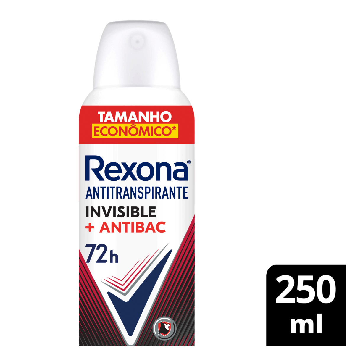 Antitranspirante Aerossol Antibacterial e Invisible Rexona 250ml Spray Leve Mais Pague Menos - Imagem 4