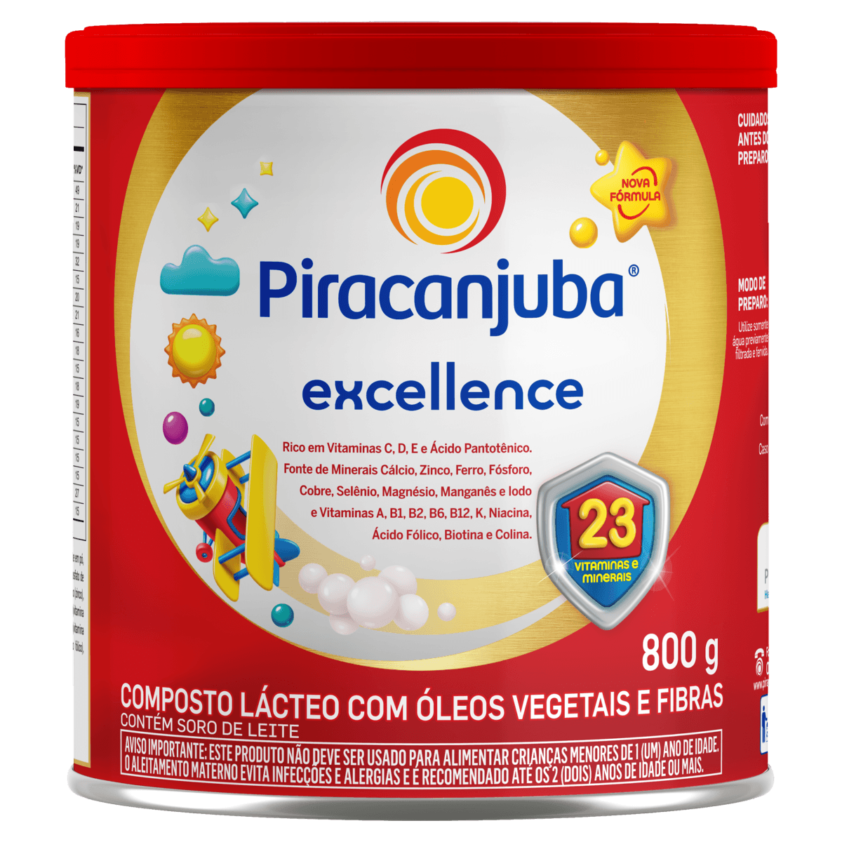 Composto Lácteo Piracanjuba Excellence 800g Lata