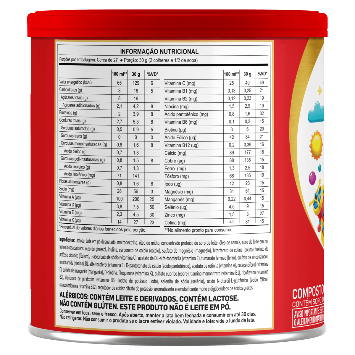 Composto Lácteo Piracanjuba Excellence 800g Lata - Imagem 3