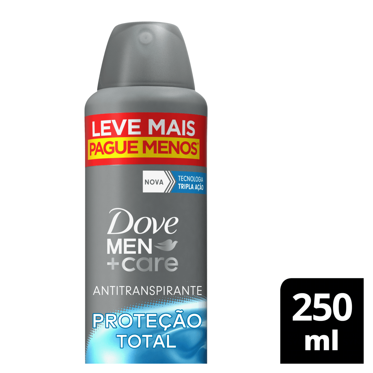 Antitranspirante Aerossol Proteção Total Dove Men+Care 250ml Spray Leve Mais Pague Menos - Imagem 6