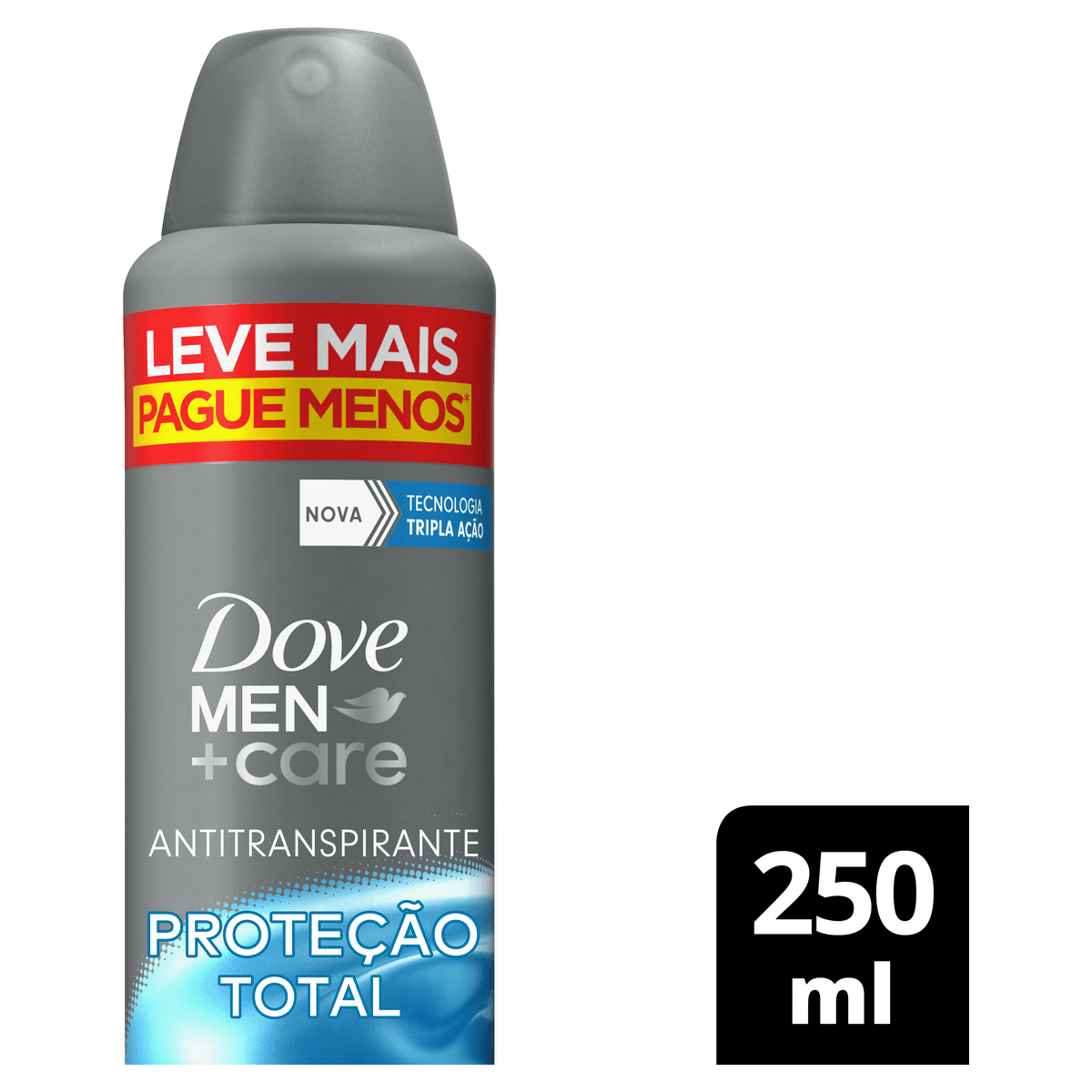 Antitranspirante Aerossol Proteção Total Dove Men+Care 250ml Spray Leve Mais Pague Menos - Imagem 8